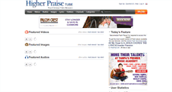 Desktop Screenshot of higherpraisetube.com